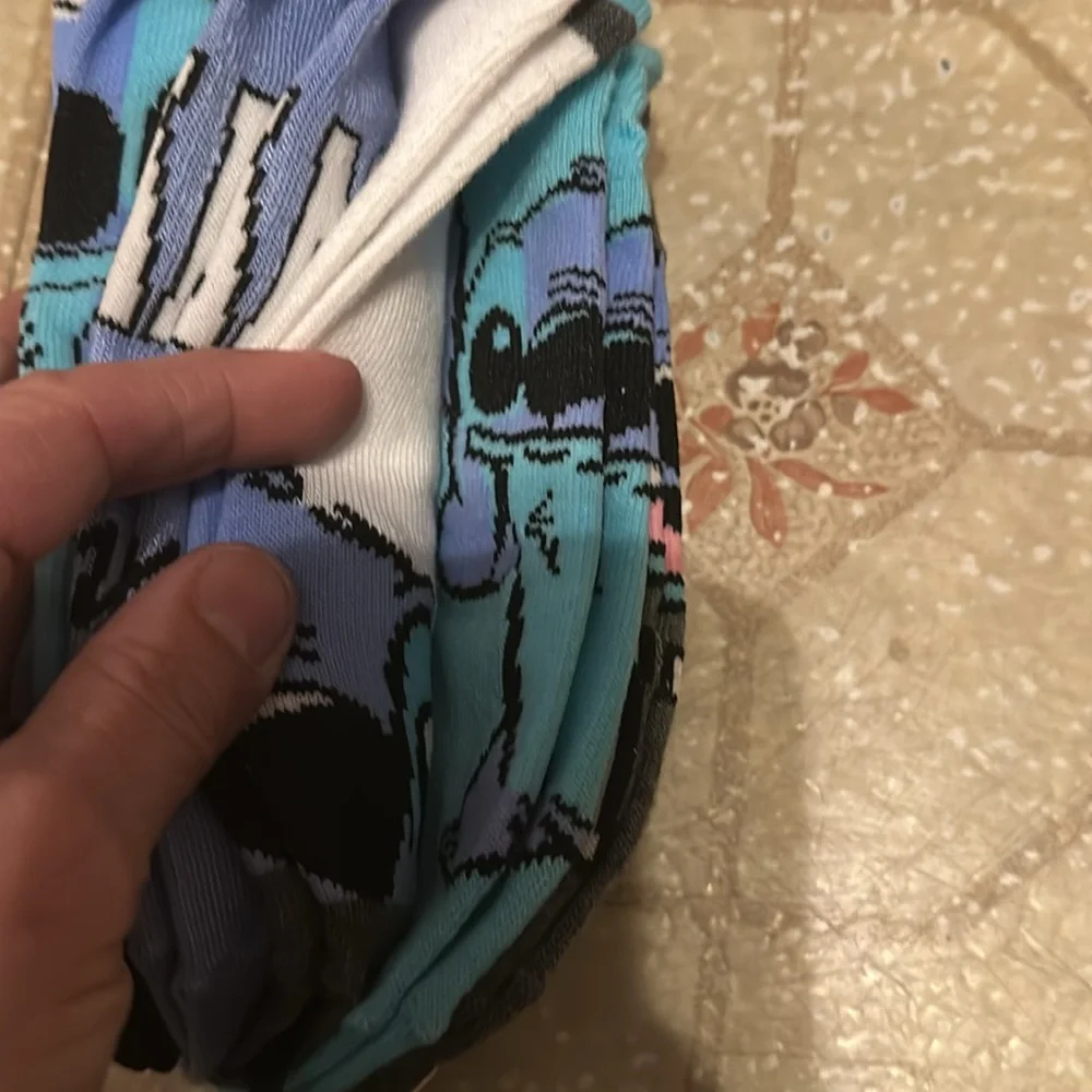 Disney Stitch No-Show Socks brand new with tags!